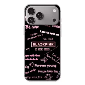 Чехлы с картинкой для Apple iPhone 18 Pro Max (Стиль блэкпинг)
