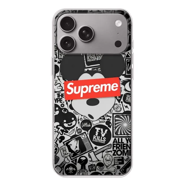 Чехол с рисунком «Supreme Маус» для Apple iPhone 18 Pro Max Чехол с рисунком «Supreme Маус» для Apple iPhone 18 Pro Max
