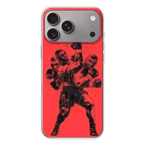 Чохли з прінтом Спортивна тематика для Apple iPhone 18 Pro Max (Тайсон Бокс)