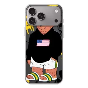Чехлы Мишка Тедди для Эппл Айфон 18 Про Макс (Teddy USA)