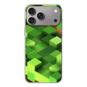 Чехлы для Apple iPhone 18 Pro Max (Персонажи Майн Крафт) (Текстура)