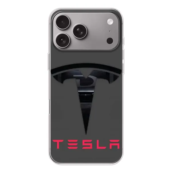 Чехол с рисунком «Logo TESLA» для Apple iPhone 18 Pro Max Чехол с рисунком «Logo TESLA» для Apple iPhone 18 Pro Max