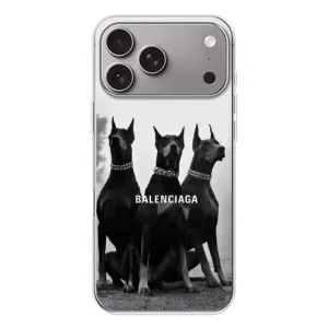 Чохол ДОБЕРМАН  для Apple iPhone 18 Pro Max (Три добермана)