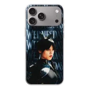 Чохол з картинкою Венсдей на Apple iPhone 18 Pro Max (Вендсдей з ушками)