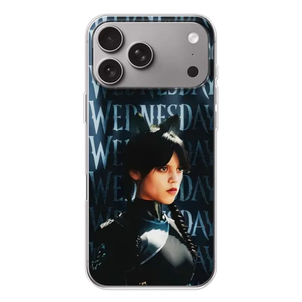 Чехол с рисунком «Уэнздей с ушками» для Apple iPhone 18 Pro Max Чехол с рисунком «Уэнздей с ушками» для Apple iPhone 18 Pro Max