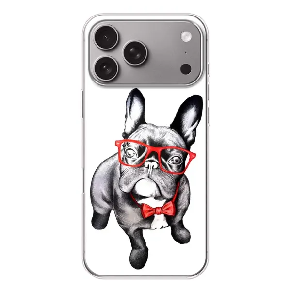 Чехол с рисунком «В очках» для Apple iPhone 18 Pro Max Чехол с рисунком «В очках» для Apple iPhone 18 Pro Max