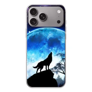 Чохол з Вовком на Apple iPhone 18 Pro Max (Виє на місяць)