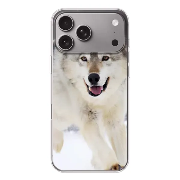 Чехол с рисунком «Волк на снегу» для Apple iPhone 18 Pro Max Чехол с рисунком «Волк на снегу» для Apple iPhone 18 Pro Max