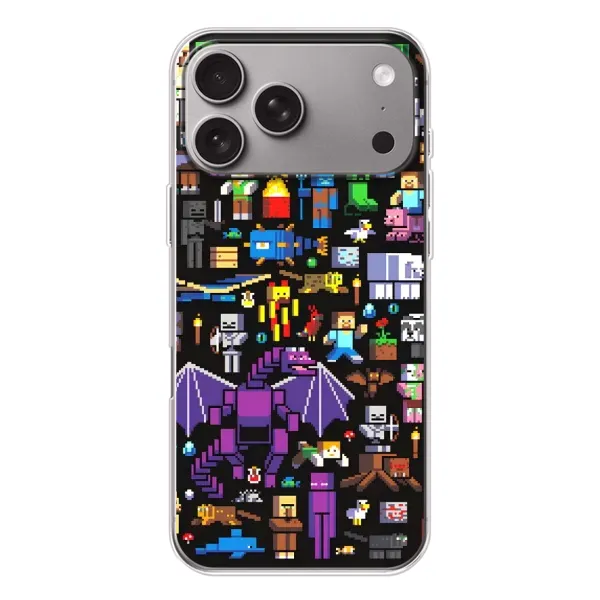 Чехол с рисунком «Все персонажи» для Apple iPhone 18 Pro Max