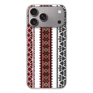 Силиконовый Чехол на Apple iPhone 18 Pro Max с картинкой Вышиванки (Вышиваночки)