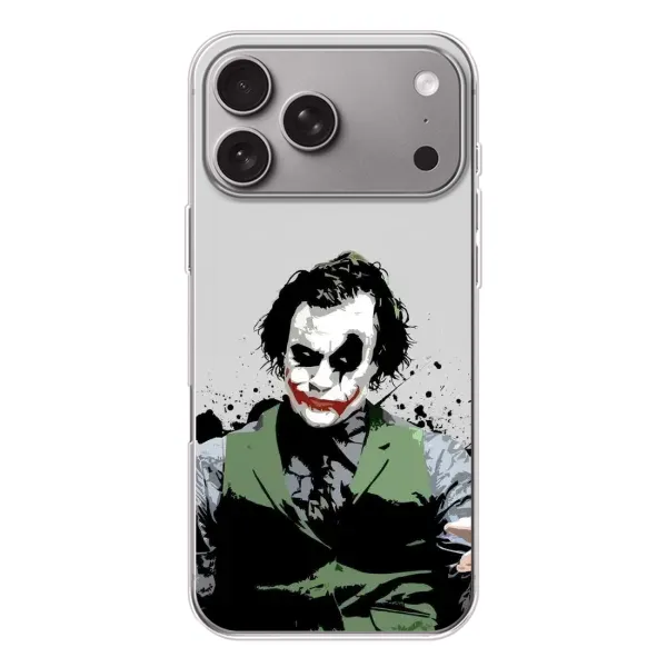 Чехол с рисунком «Взгляд Джокера» для Apple iPhone 18 Pro Max Чехол с рисунком «Взгляд Джокера» для Apple iPhone 18 Pro Max