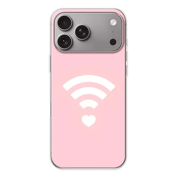 Чехол с рисунком «WiFi Love» для Apple iPhone 18 Pro Max Чехол с рисунком «WiFi Love» для Apple iPhone 18 Pro Max