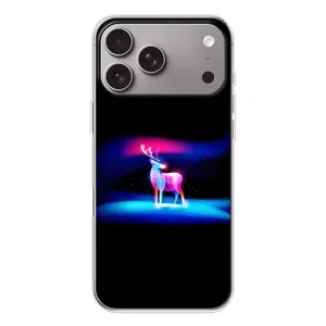 Силіконовий бампер з картинкою звірів для Apple iPhone 18 Pro Max (Яскравий олень)