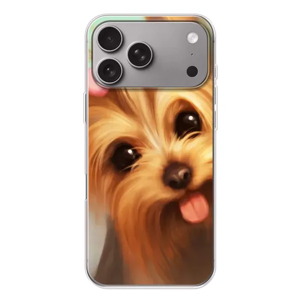 Чехол с рисунком «Йоршенский терьер» для Apple iPhone 18 Pro Max Чехол с рисунком «Йоршенский терьер» для Apple iPhone 18 Pro Max