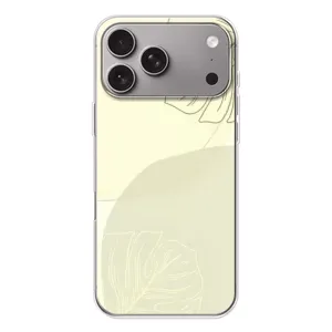 Чохол квітковий дизайн для Apple iPhone 18 Pro Max (Зелений фон)