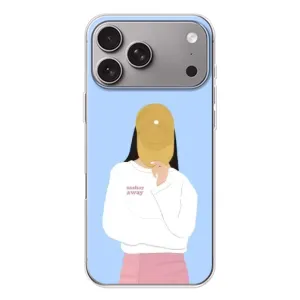 Силиконовый Чехол на Apple iPhone 18 Pro Max с картинкой Стильных Девушек (Желтая кепка)