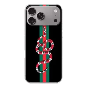 Чехлы Бренд GUCCI для Apple iPhone 18 Pro Max (Змей Гуччи)