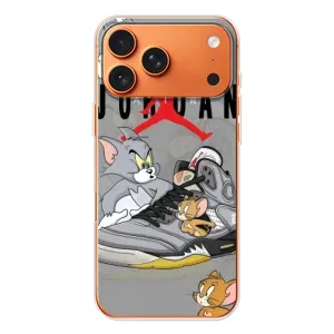 Силиконовый Чехол Nike Air Jordan на Эппл Айфон 18 Про (Air Jordan)