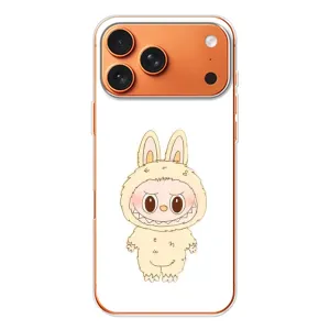 Чохол з принтом Лабубу для Apple iPhone 18 Pro (Бежевий Лабубу)