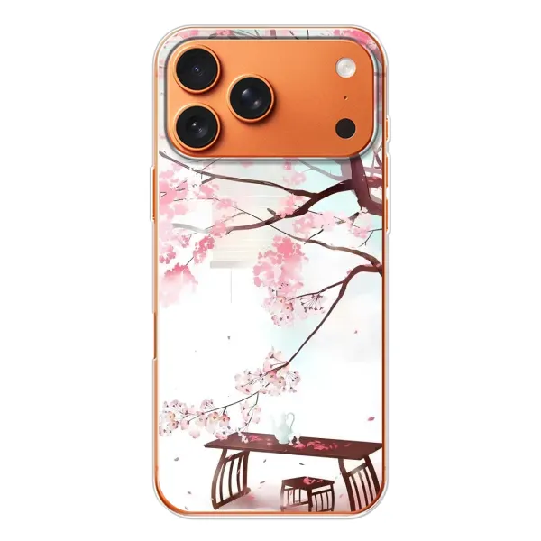 Чехол с рисунком «Чайная церемония» для Apple iPhone 18 Pro
