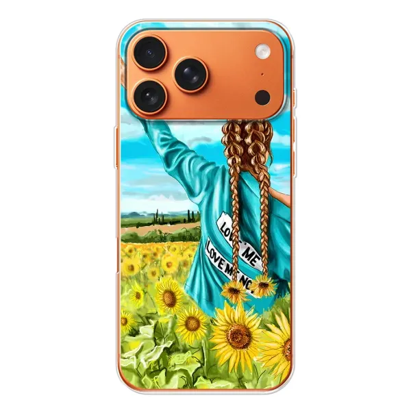 Чехол с рисунком «Девушка на поле» для Apple iPhone 18 Pro