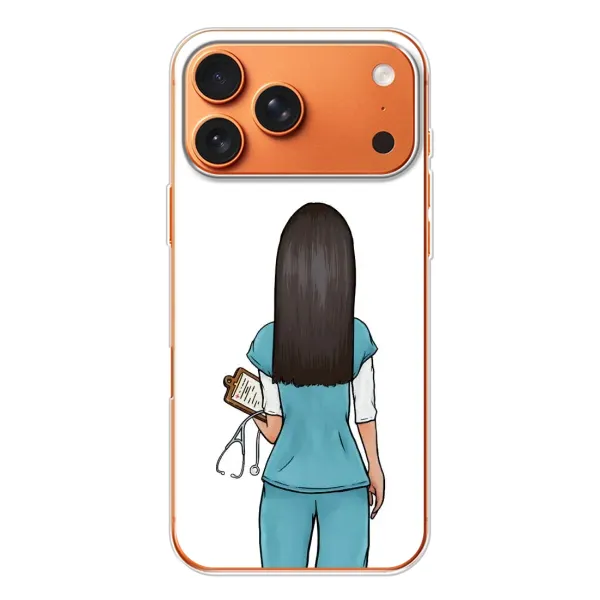 Чехол с рисунком «Доктор» для Apple iPhone 18 Pro Чехол с рисунком «Доктор» для Apple iPhone 18 Pro