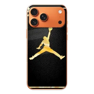 Силиконовый Чехол Nike Air Jordan на Эппл Айфон 18 Про (Джордан 23)
