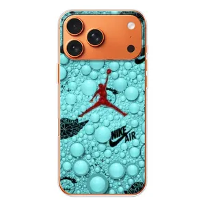 Силиконовый Чехол Nike Air Jordan на Эппл Айфон 18 Про (Джордан Найк)