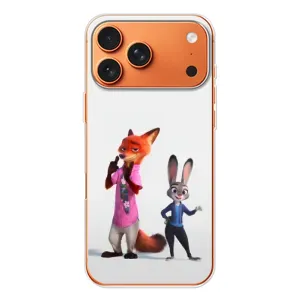 Силиконовый чехол с принтом Зоотрополіс для Apple iPhone 18 Pro (Джуди и Ник)