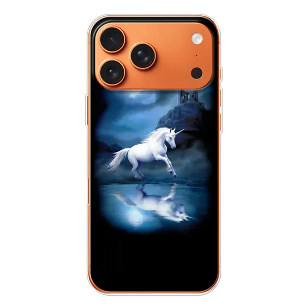 Чехол с рисунком «Единорог» для Apple iPhone 18 Pro