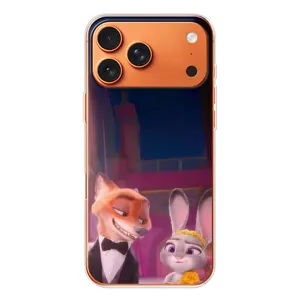 Силиконовый чехол с принтом Зоотрополіс для Apple iPhone 18 Pro (Главные герои)