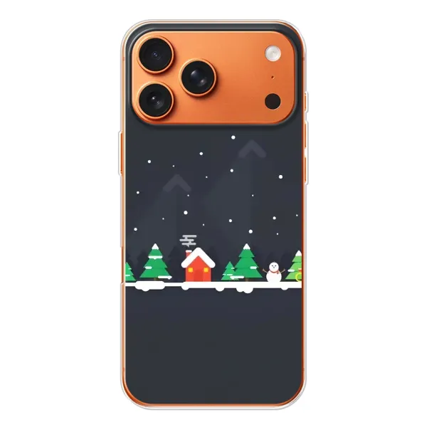 Чехол с рисунком «Город зимний» для Apple iPhone 18 Pro