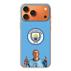 Чохли з принтом на Apple iPhone 18 Pro Футболіст (Холанд Манчестер Сіті)