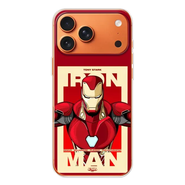 Чехол с рисунком «Iron man» для Apple iPhone 18 Pro Чехол с рисунком «Iron man» для Apple iPhone 18 Pro