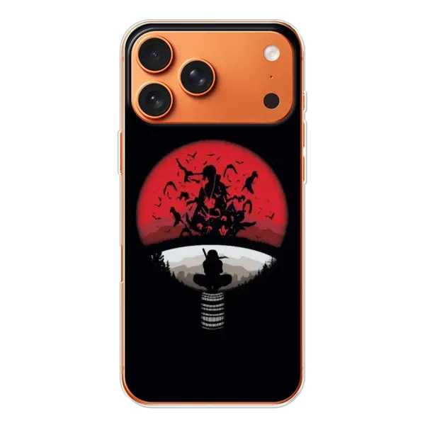 Чехол с рисунком «Итачи на черном» для Apple iPhone 18 Pro Чехол с рисунком «Итачи на черном» для Apple iPhone 18 Pro