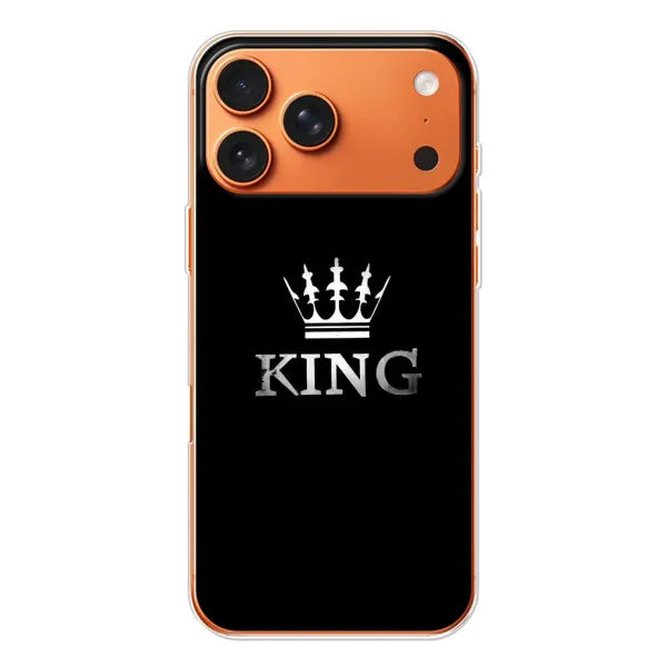 Чехол с рисунком «KING» для Apple iPhone 18 Pro