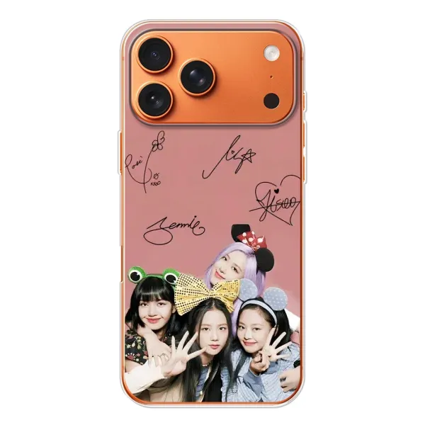Чохол з малюнком «Корейський гурт» для Apple iPhone 18 Pro Чохол з малюнком «Корейський гурт» для Apple iPhone 18 Pro