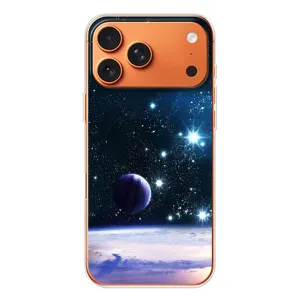 Чехол (ТПУ) с планетами на Apple iPhone 18 Pro (Космический вид)