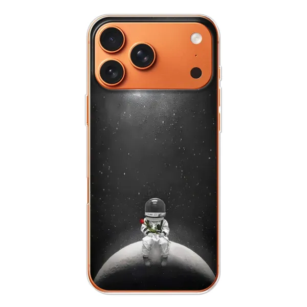 Чехол с рисунком «Космонавт романтик» для Apple iPhone 18 Pro