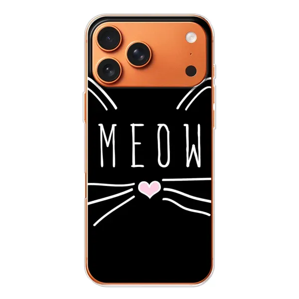 Чехол с рисунком «КОТИК MEOW» для Apple iPhone 18 Pro