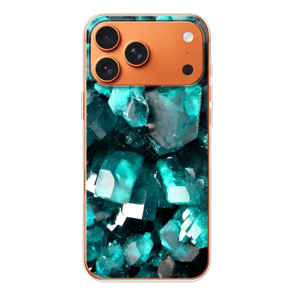Чехол с рисунком «Кристалы» для Apple iPhone 18 Pro Чехол с рисунком «Кристалы» для Apple iPhone 18 Pro