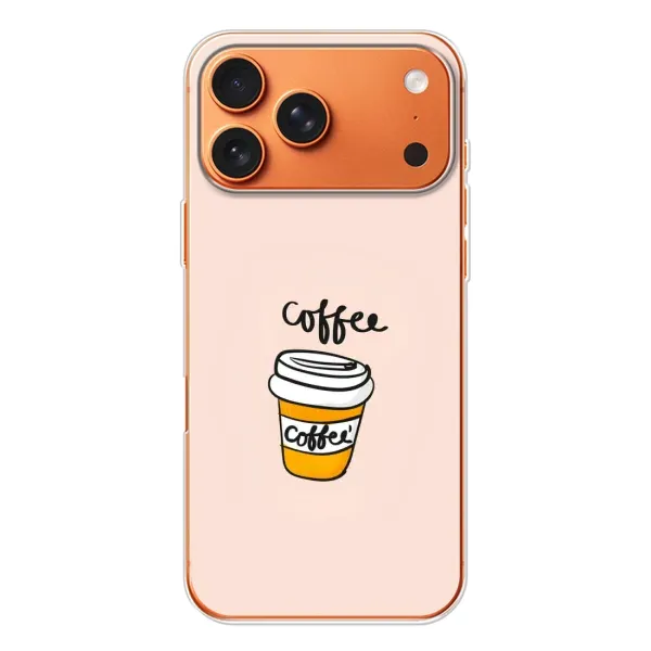 Чехол с рисунком «Кружка кофе» для Apple iPhone 18 Pro Чехол с рисунком «Кружка кофе» для Apple iPhone 18 Pro