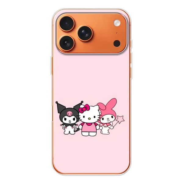 Чехол с рисунком «Куроми Мелоди Китти» для Apple iPhone 18 Pro Чехол с рисунком «Куроми Мелоди Китти» для Apple iPhone 18 Pro