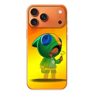 Чохол Бравл Старс для Apple iPhone 18 Pro (LEON в кофті)