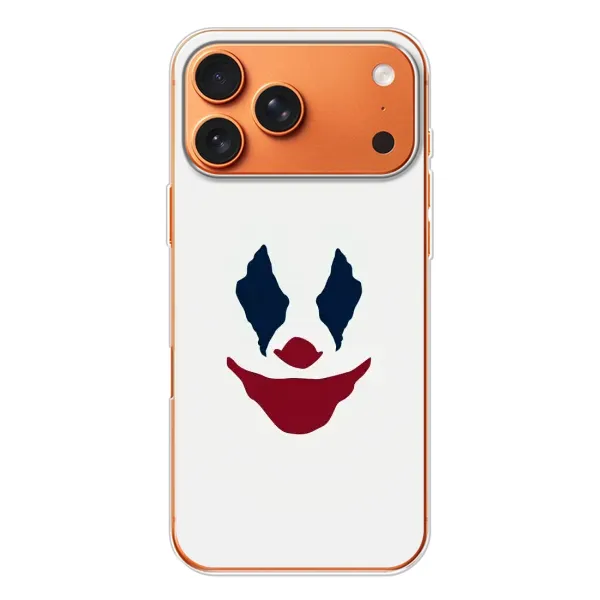 Чехол с рисунком «Лицо Джокера» для Apple iPhone 18 Pro Чехол с рисунком «Лицо Джокера» для Apple iPhone 18 Pro