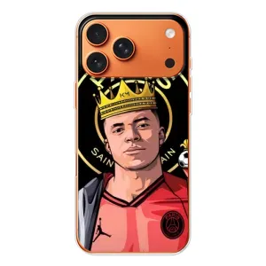 Чохол (TPU) з Футболістом на Apple iPhone 18 Pro (Mbappe King)