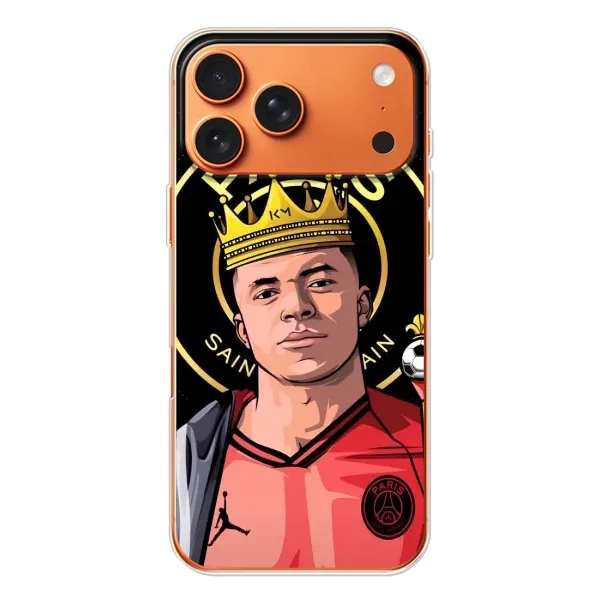 Чехол с рисунком «Mbappe King» для Apple iPhone 18 Pro Чехол с рисунком «Mbappe King» для Apple iPhone 18 Pro