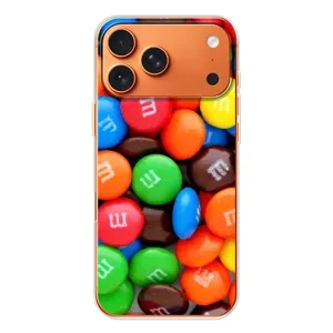Чехол с изображением вкусной еды для Apple iPhone 18 Pro (Разноцветные M&M'S)