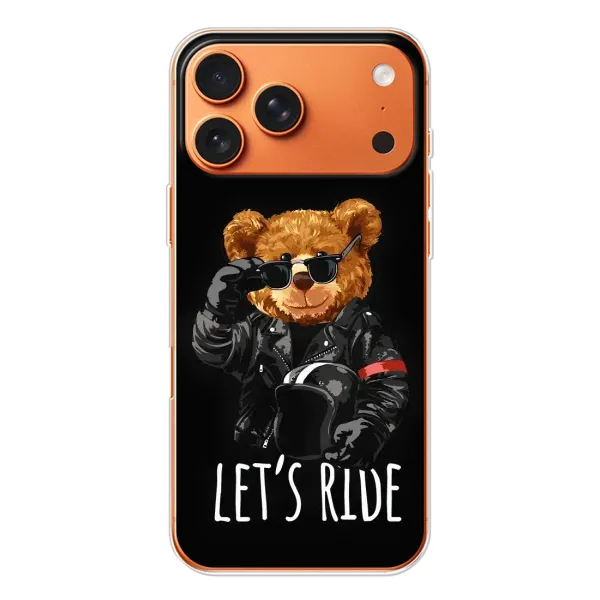 Чехол с рисунком «Модный Мишка» для Apple iPhone 18 Pro