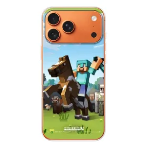 Чохли для Apple iPhone 18 Pro (Персонажі МайнКрафт) (На коні)